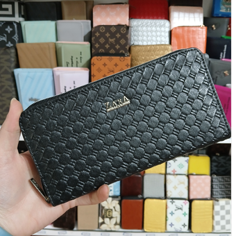 کیف پول زنانه تک زیپ طرح ZARA