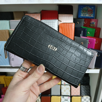 کیف پول زنانه تک زیپ طرح B