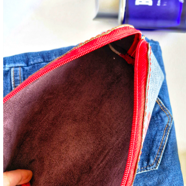 کیف لوازم آرایش . جامدادی (نقاشی شده)