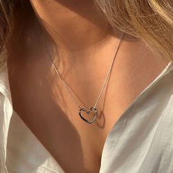 گردنبند قلب پینترستی