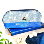 کیف لوازم آرایش . جامدادی (نقاشی شده)