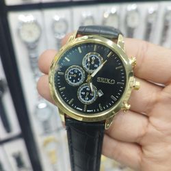 ساعت مردانه چرمی برند سیکو SEIKO کد 2727