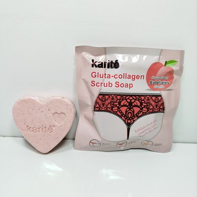 صابون اسکراب رفع تیرگی نقاط حساس بدن هلو قلبی کاری ته(اصل)