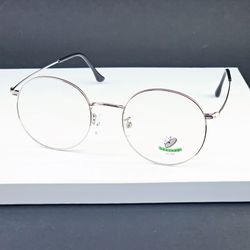 عینک طبی گرد پسرانه رنگ نقره ای مدل TC4043