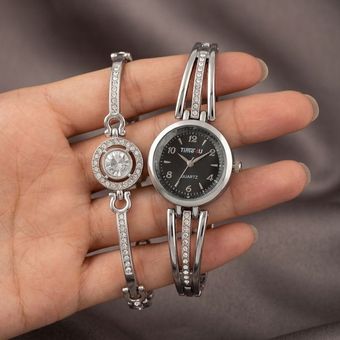 ساعت زنانه ست دستبندی برند TIME4U کد 2839