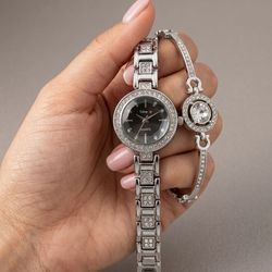 ساعت زنانه ست دستبندی برند TIME4U کد 2837