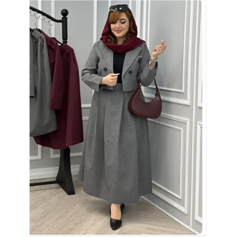 کت و دامن پیله دار زنانه کد(1006)