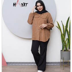 شومیز مخمل کبریتی