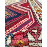 فرش دستباف سایز ذرع و چارک (تمام پشم یلمه طرح قابی) کد 1267