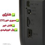 رادیو پنکه چراغ قوه دار خورشیدی ساووی مدل 1030-BT