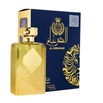 ادکلن الضرغام100میل همراه با عطر شرکت ارض الزعفران ارجینال