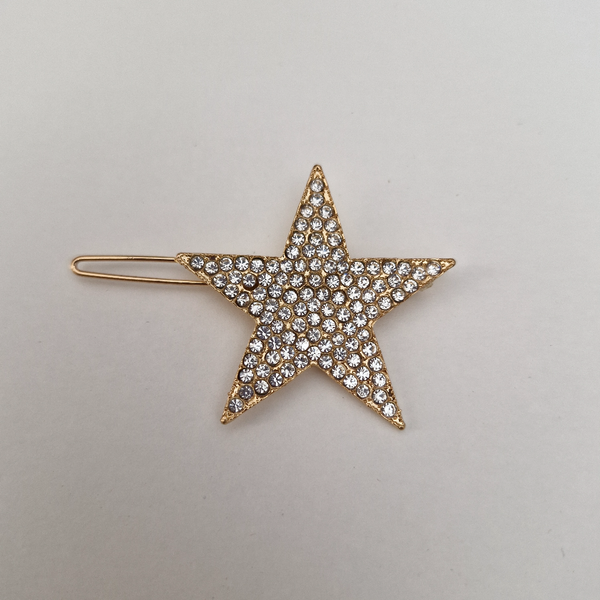 گیره پنسی طرح ستاره تمام نگین