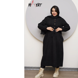 پیراهن بلند مخمل کبریتی