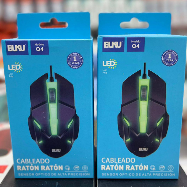 موس گیمینگ بوکو مدل buku gaming Q4