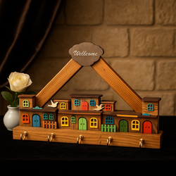 جاکلیدی چوبی طرح ماسوله