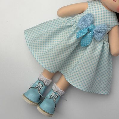 پیراهن آبی چهارخونه