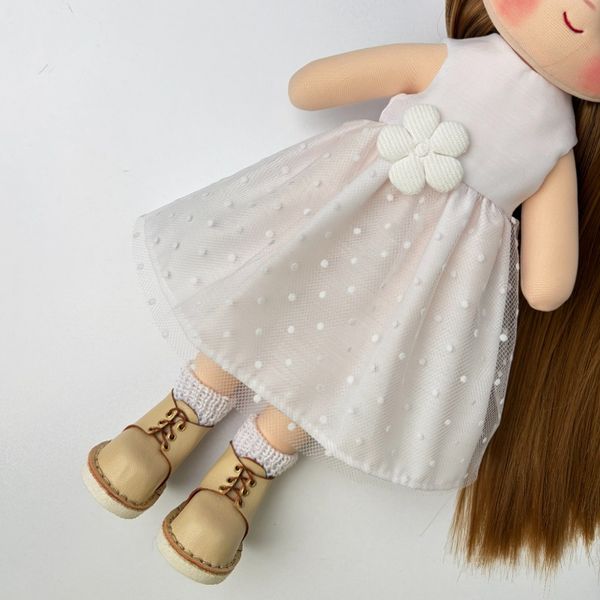 پیراهن سفید توردار