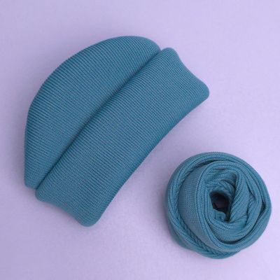 کلاه و شالگردن آبی