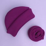 کلاه و شالگردن بنفش