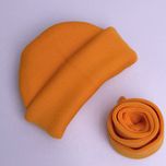 کلاه و شالگردن پرتقالی