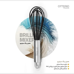 همزن رنگ‌ دسته استیل سیتریو