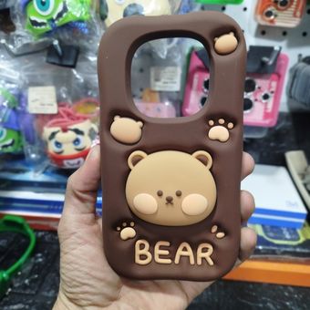 کاور قاب شیائومی redmi note 14pro 4g مدل سیلیکون فانتزی اورجینال پاک کنی درجه یک