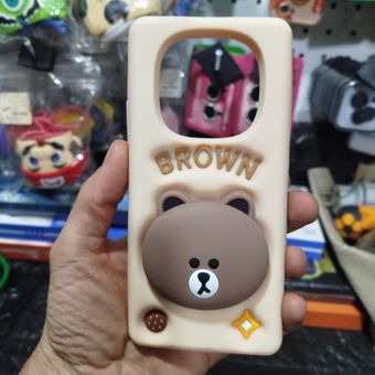 کاور قاب شیائومی redmi note 14pro 4g مدل سیلیکون فانتزی اورجینال پاک کنی پاندا