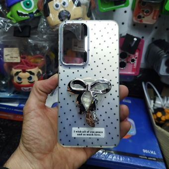 کاور قاب سامسونگ S24 FE مدل خال خالی با پاپ سوکت پاپیونی