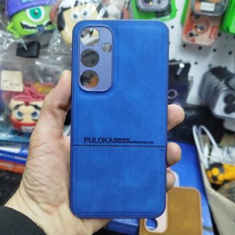 کاور قاب سامسونگ S24 FE مدل چرمی از برند PULOKA
