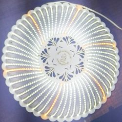 لامپ دستساز مدل خورشیدی قطر 45سانت طرح دار جدید