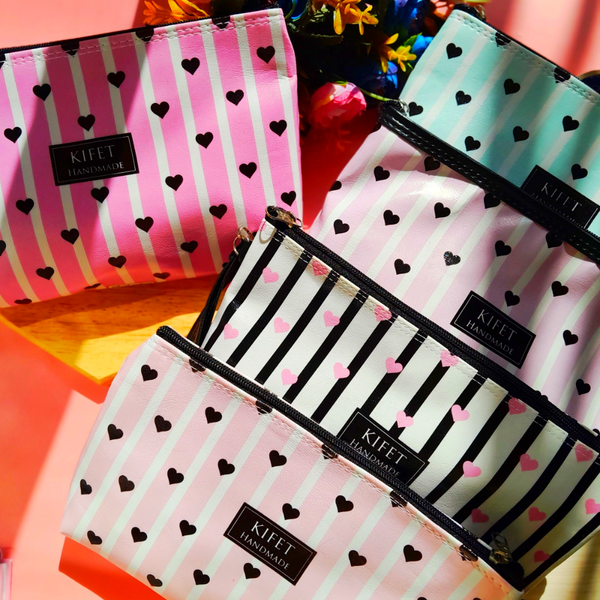 کیف لوازم آرایش قلبی