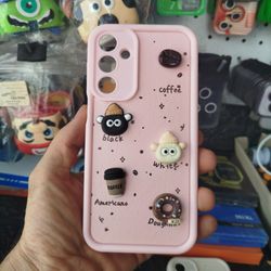 کاور قاب سامسونگ galaxy A16 مدل چرمی فانتزی برجسته