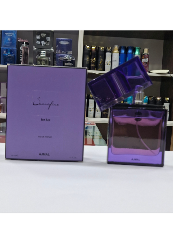 عطر ادکلن ساکریفایس بنفش اصلی اماراتی (اجمل سکریفایس زنانه) | Ajmal Sacrifice