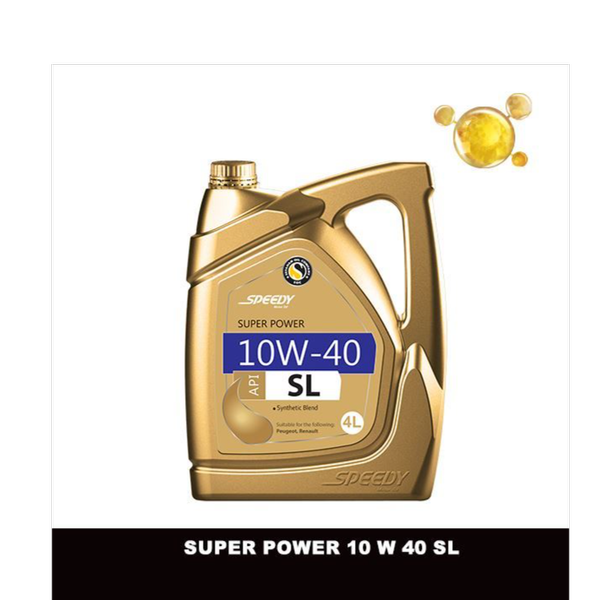 روغن موتور سوپر پاور اسپیدی ویژه اسپیشیال SL 10 w 40 پلاستیکی 4 لیتری