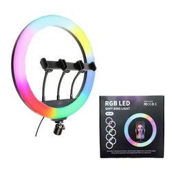رینگ لایت MJ36 RGB Ring Light رنگی