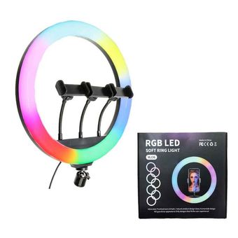 رینگ لایت MJ36 RGB Ring Light رنگی