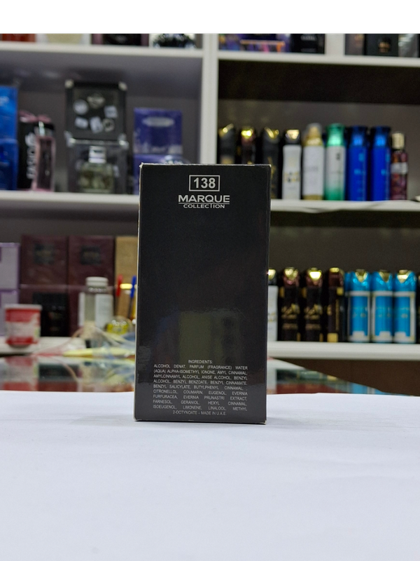 عطر 25 میل مارکویی کالکشن کد 138 مدل بلک ایکس اس