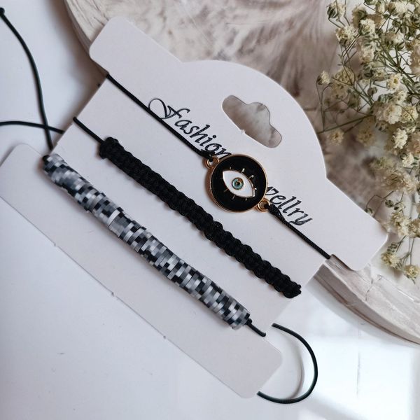 دستبند سه لاین مدل چشم