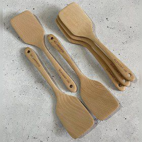 کفگیر چوبی سر کج خارجی