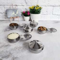 قندان استیل در سایزهای مختلف