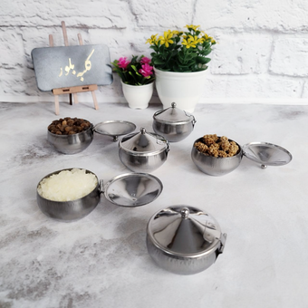 قندان استیل در سایزهای مختلف