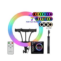 رینگ لایت MJ36 RGB Ring Light رنگی