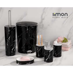 ست سرویس بهداشتی طرح ماربل لیمون