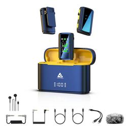 میکروفون یقه ای بیسیم مدل SX28 دو کاربره  (کیس دار )
