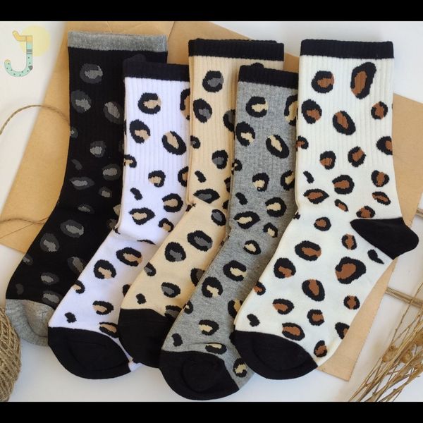 جوراب ساقدار زنانه کش انگلیسی طرح پلنگی برند دومینو