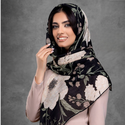روسری گارزا طرح گل