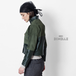 کت ترکیبی جیر و چرم زنانه مدل Willow