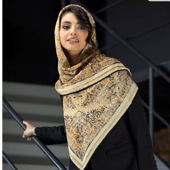 روسری ژاکارد طرح سنتی