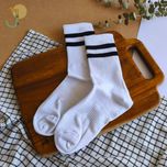 جوراب ساقدار کش انگلیسی یونیسکس طرح دو خط (2) برند دومینو