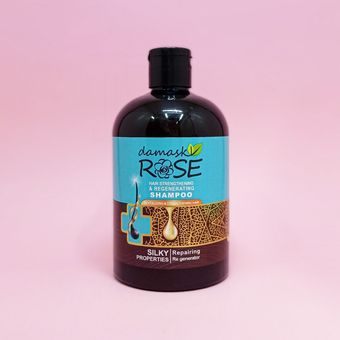 شامپو مو روزانه داماسک رُز | مدل احیا کننده و تقویت کننده | حجم 400 میلی لیتر